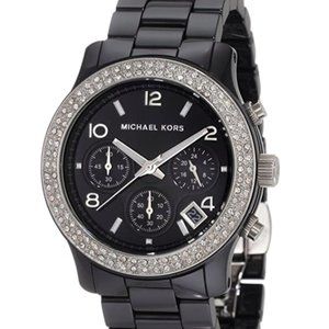 Michael Kors Women's MK5190 Black Ceramic Watch